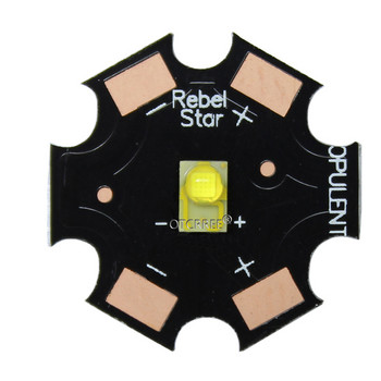 10PCS LUXEON Rebel ES 3W висока мощност LED светлинен емитер чип диод бял топло бяло жълто 3.2-3.4V 700mA 20mm PCB