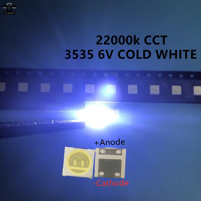 200db LG nagy teljesítményű LED LED háttérvilágítás 2W 3535 3V 6V hideg fehér 135LM TV alkalmazás
