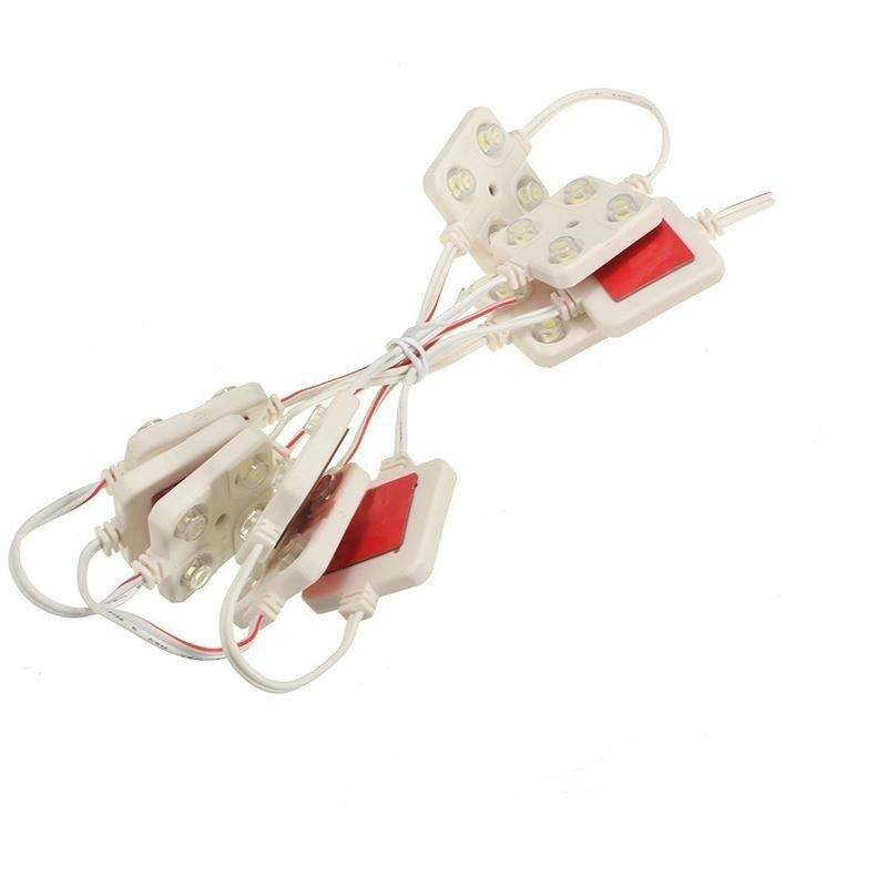 20LED/Παρτίδα MZ-5730-4D-DJ Lights Lamp Μονάδα υψηλής φωτεινότητας DC12V αδιάβροχη μονάδα λωρίδας λευκού τετραγώνου νέον Led για δωμάτιο Rgb