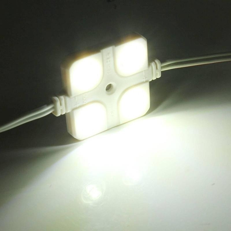 20LED/Παρτίδα MZ-5730-4D-DJ Lights Lamp Μονάδα υψηλής φωτεινότητας DC12V αδιάβροχη μονάδα λωρίδας λευκού τετραγώνου νέον Led για δωμάτιο Rgb