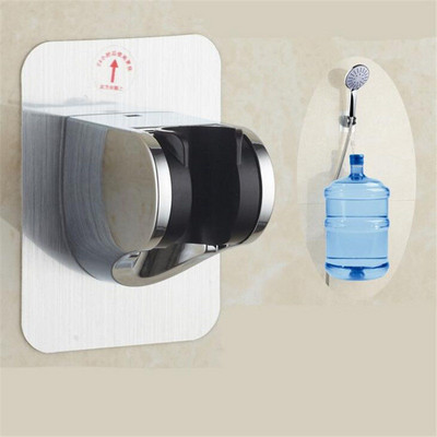 Zuhanyfej állvány Lyukasztás nélkül állítható Hasznos Állítható Polírozott Öntapadó Kézi Felszívás Fúrás nélküli zuhanyfej tartó