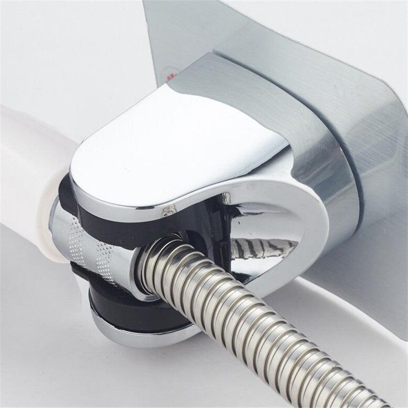 Σχάρα ντους χωρίς διάτρηση Ρυθμιζόμενη Χρήσιμη ρυθμιζόμενη στιλβωμένη αυτοκόλλητη βάση αναρρόφησης ντους χωρίς τρυπάνι