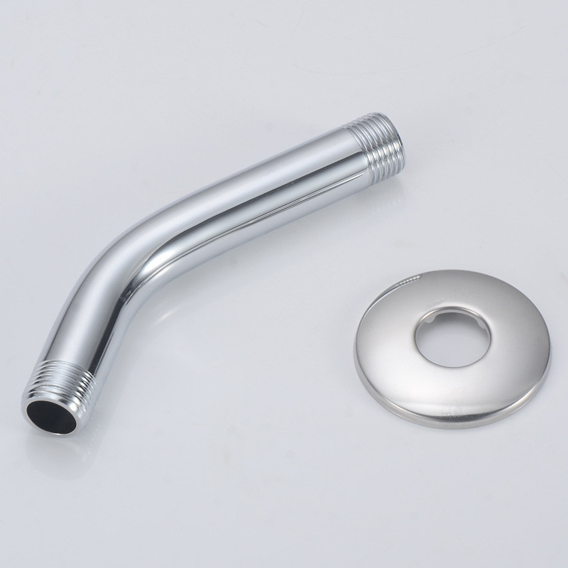6 colių sieninis dušo svirtis Dušo galvutės prailginimo vamzdis nerūdijančio plieno svirties laikiklis vonios kambario namų aksesuarams