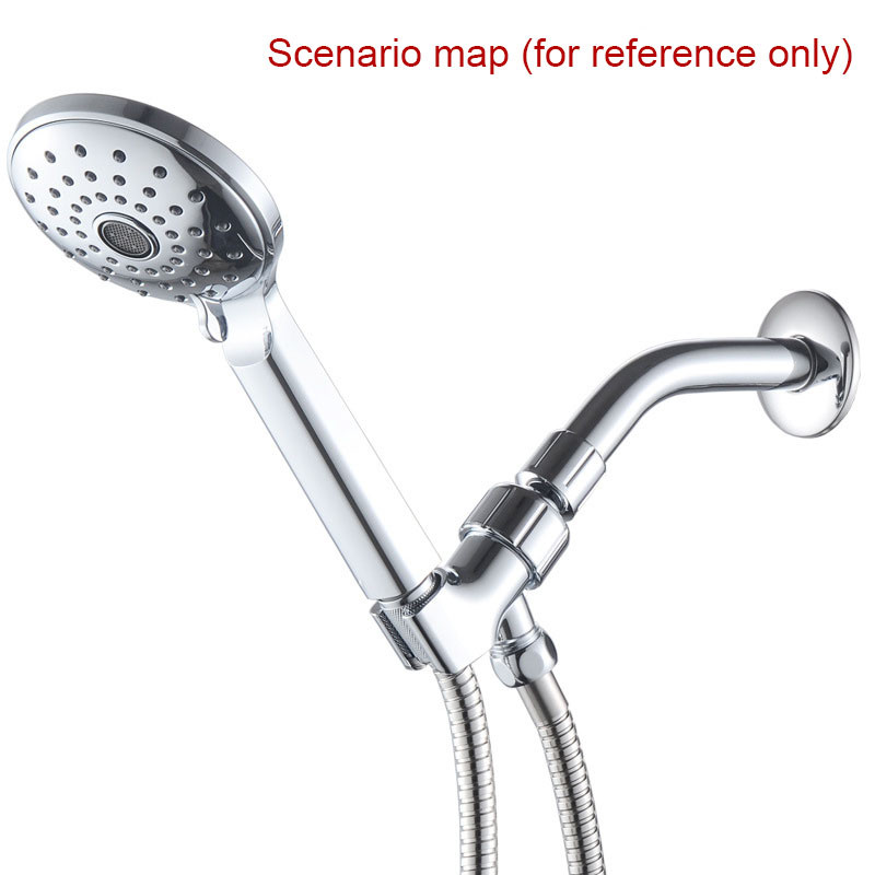 6 colių sieninis dušo svirtis Dušo galvutės prailginimo vamzdis nerūdijančio plieno svirties laikiklis vonios kambario namų aksesuarams