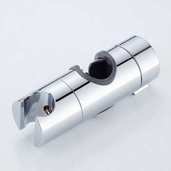Държачи за душ слушалки Въртящи се на 360 градуса сребърни ABS регулируеми 22-25 MM скоби за душ за баня Плъзгащи се пръти Поставка за принадлежности за баня