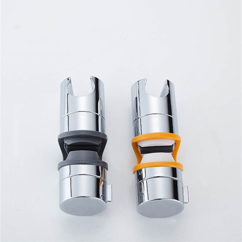 Dušas galvas turētāji 360 grādos pagriežami sudraba ABS regulējami 22-25 MM Vannas istabas dušas kronšteini Bīdāmie stieņi Vannas istabas piederumu plaukts