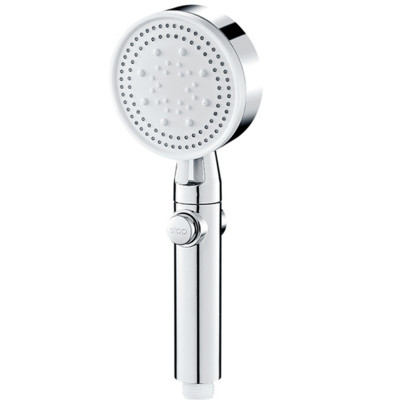 Zuhanyfej nagynyomású víztakarékos zuhany Pommeau De Douche egygombos vízmasszázs zuhanyfej fürdőszobai kiegészítőkhöz