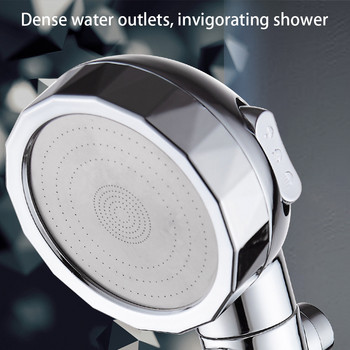 Универсална душ глава ABS Душове за баня с високо налягане Регулируема душ глава за пестене на вода Луксозна за дома, хотелска пръскачка за баня