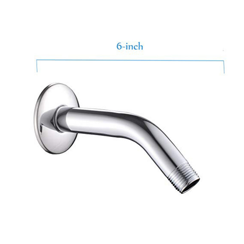 Nerūdijančio plieno dušo svirties flanšas vonios kambariui nuo lietaus dušo galvutės ilgintuvo universalūs vonios komponentai