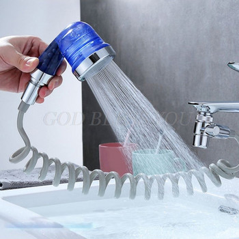 Сваляща се удължителна глава за мивка за душ Регулируем кран за бързо свързване Ръчен душ за душ за измиване на коса Домашна баня