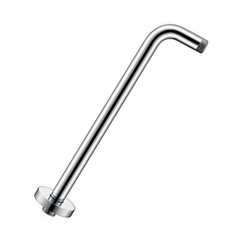 Προέκταση βραχίονα ντους από ανοξείδωτο χάλυβα 90 Στήριγμα κεφαλής ντους βροχής από ανοξείδωτο ατσάλι Αξεσουάρ μπάνιου σε σωλήνα τοποθετημένο σε τοίχο