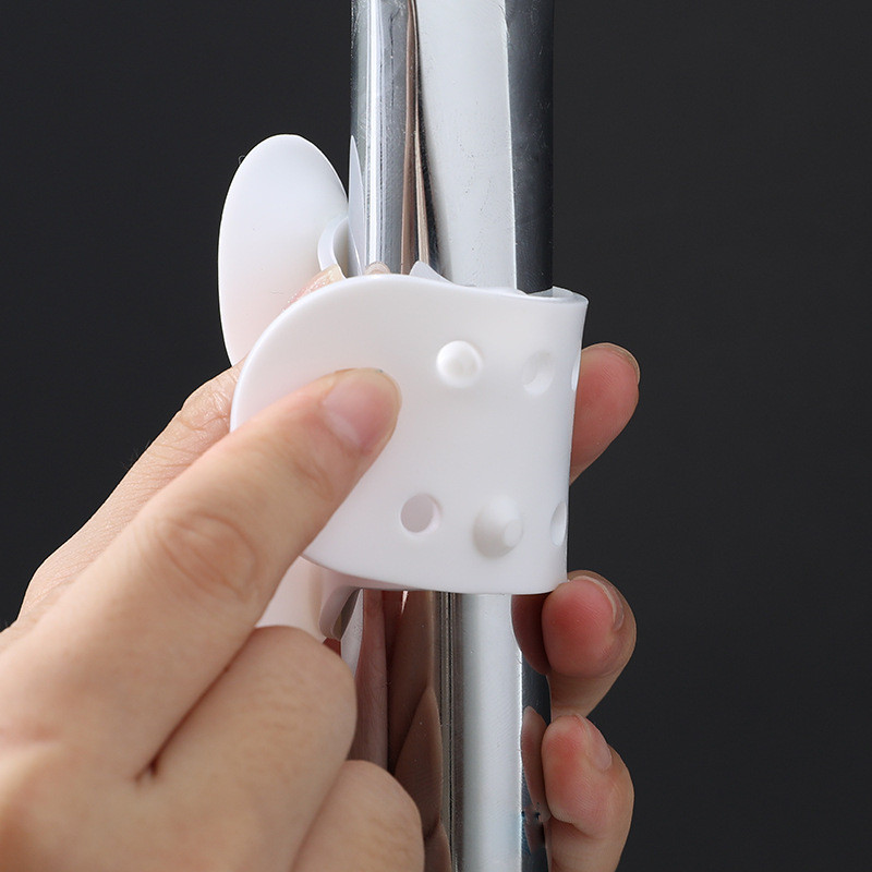 1 ΤΕΜ. Στήριγμα κεφαλής ντους σιλικόνης Βεντούζα Κινητό στήριγμα Αφαιρούμενο στήριγμα τσοκ καθίσματος ντους για αξεσουάρ τουαλέτας μπάνιου