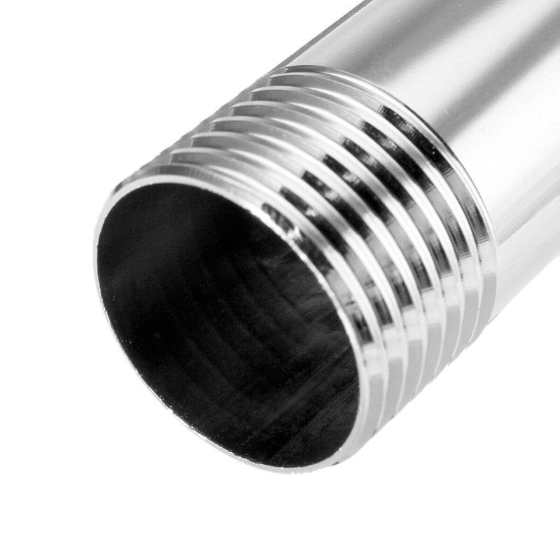 G1/2 colio 15 cm sienoje montuojamas nerūdijančio plieno dušo galvutės prailginimo kampinis dušo svirties papildomas vamzdis