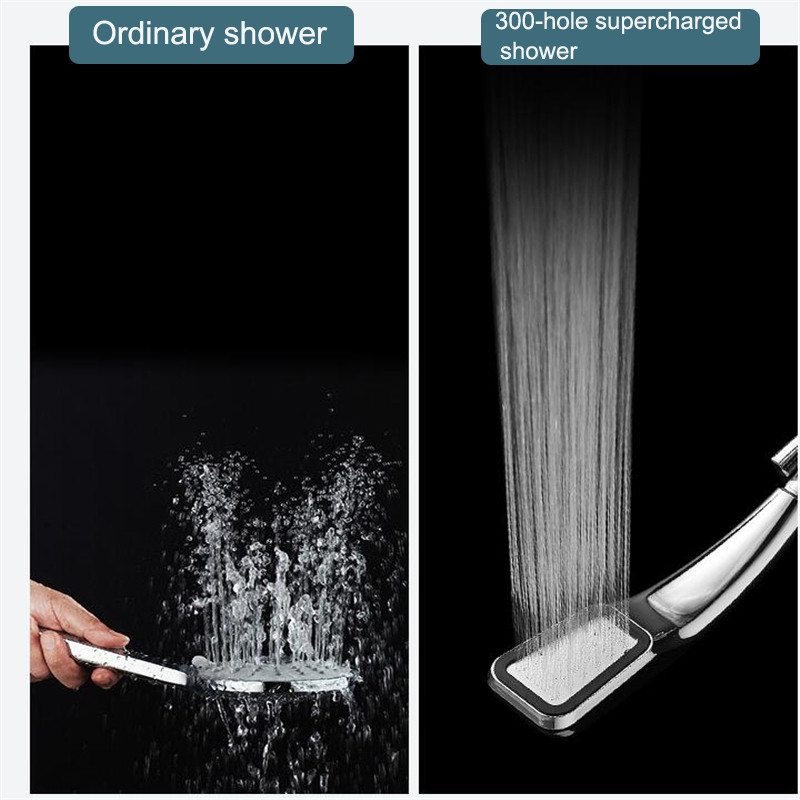 Τετράγωνο 300 οπών Υψηλής πίεσης Μπάνιο Κεφαλή ντους βροχής Κεφαλή ντους χειρός Εξοικονόμηση νερού Κεφαλή ντους Φίλτρο ψεκαστήρα