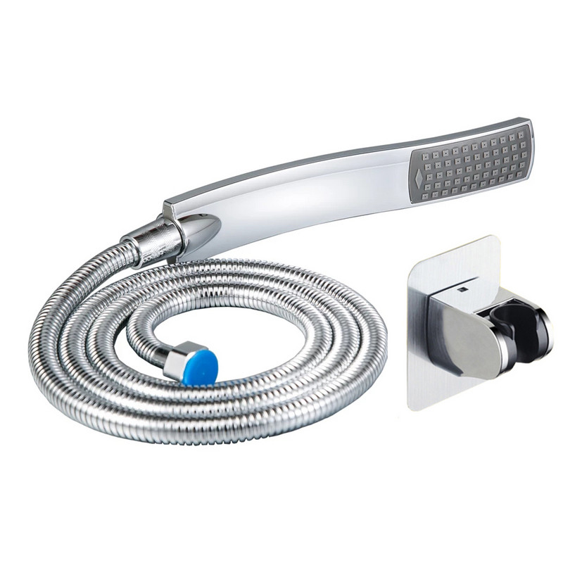 Ντους χεριών, Αξεσουάρ μπάνιου κεφαλής ντους χειρός ABS Χρώμιο φινιρισμένο 150 CM Χειρόπιτες κεφαλές ντουζιέρας από ανοξείδωτο ατσάλι