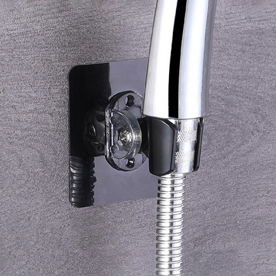 Στήριγμα ντουζιέρας Ρυθμιζόμενος βραχίονας τοίχου μπάνιου Αυτοκόλλητο χειροκίνητο ράφι κεφαλής ντους χωρίς διάτρηση Chrome