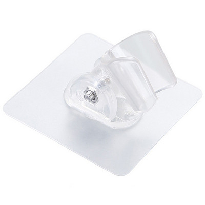 Dušo galvutės laikiklis Reguliuojamas vonios kambario sieninis laikiklis Lipnus rankinis be gręžimo dušo galvutės stovas Be smūgio chromas