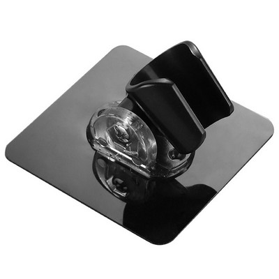 Dušo galvutės laikiklis Reguliuojamas vonios kambario sieninis laikiklis Lipnus rankinis be gręžimo dušo galvutės stovas Be smūgio chromas