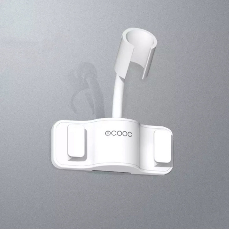 Βάση ντουζιέρας Μπάνιο Ντους Ψεκαστήρας τοίχου Πλαστική Κεφαλή ντους Στήριγμα τοίχου γκρι