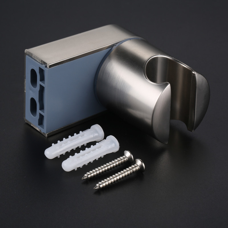 1 τμχ Ρυθμιζόμενη βάση ντουζιέρας με βίδα 360 μοιρών Περιστρεφόμενη γενική βάση ντους μπάνιου Επιτοίχια βάση ABS