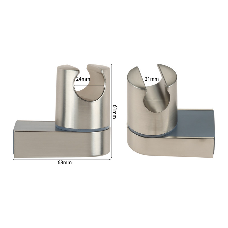 1 τμχ Ρυθμιζόμενη βάση ντουζιέρας με βίδα 360 μοιρών Περιστρεφόμενη γενική βάση ντους μπάνιου Επιτοίχια βάση ABS