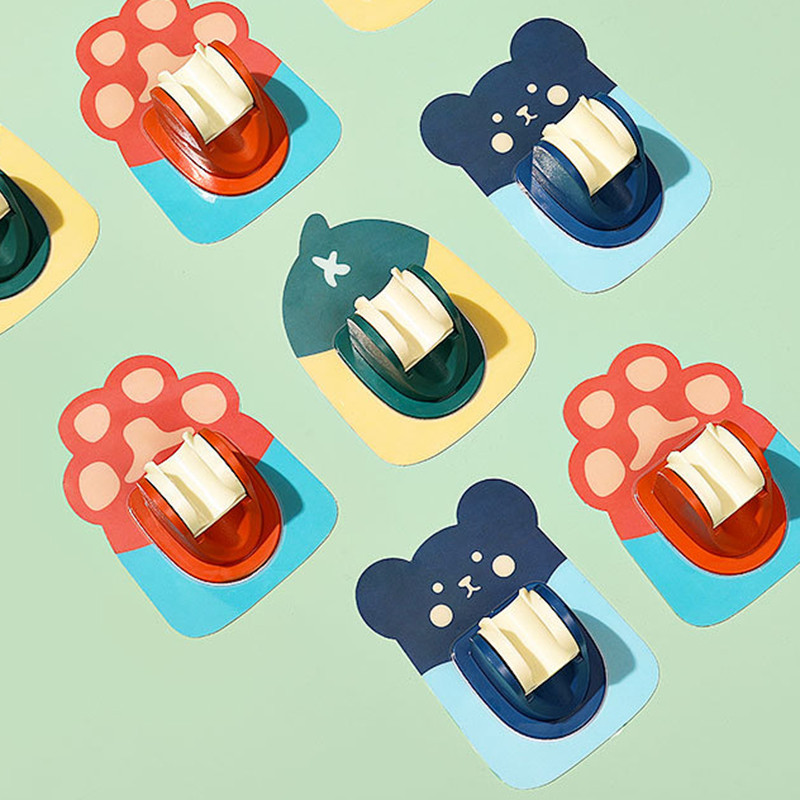 Χαριτωμένο Cartoon Αξεσουάρ μπάνιου βάση ντουζιέρας ντουζιέρας χωρίς μπουνιά