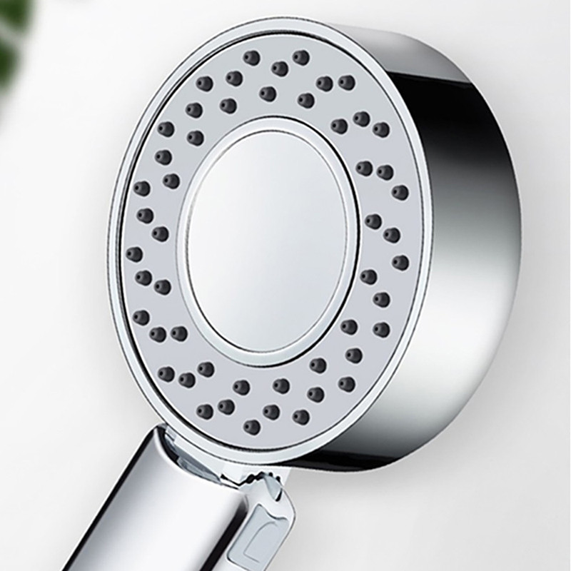 Κεφαλή ντους διπλής όψης Εξοικονόμηση νερού Στρογγυλό ακροφύσιο ABS SPA Ντους ντους υψηλής πίεσης ντους βροχής και ομίχλης Αξεσουάρ σπιτιού