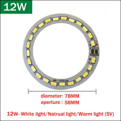 1/5db DC5V szabályozható LED chip 5/6/10/12W felületi fényforrás SMD 5730 dupla színű LED fénygyöngyök DIY háromszínű állítható