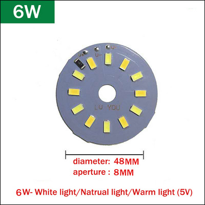 1/5db DC5V szabályozható LED chip 5/6/10/12W felületi fényforrás SMD 5730 dupla színű LED fénygyöngyök DIY háromszínű állítható