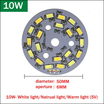 1/5db DC5V szabályozható LED chip 5/6/10/12W felületi fényforrás SMD 5730 dupla színű LED fénygyöngyök DIY háromszínű állítható