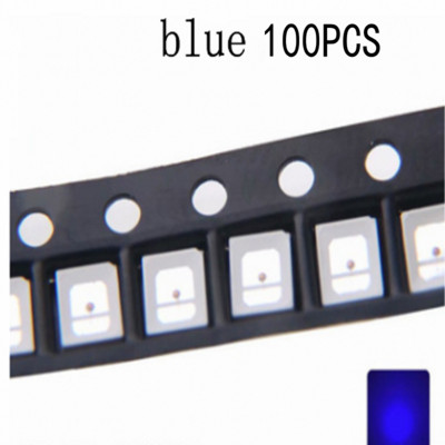 5 szín x20db =100db 2835 SMD LED Elektron komponens Kék Sárga Fehér Zöld Piros Narancs Lila Magas fénykibocsátó dióda barkácsolás
