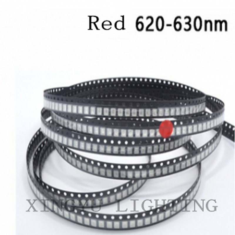 5 χρώματα x20pcs =100pcs 2835 SMD LED Electron Component Μπλε Κίτρινο Λευκό Πράσινο Κόκκινο Πορτοκαλί Μωβ Δίοδος υψηλής εκπομπής φωτός DIY