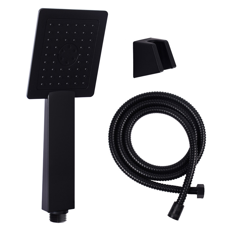 Dokour κεφαλή ντους Μαύρο υδρομασάζ Τρία πλυντήρια νερού υψηλής πίεσης Υποστήριξη χεριών Όλα τα είδη μπάνιου Μοντέρνα αξεσουάρ μπάνιου