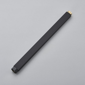 Кръгла квадратна удължителна тръба Аксесоари за кран за душ Допълнителна удължена тръба черен хром никел 30 см/ 40 см