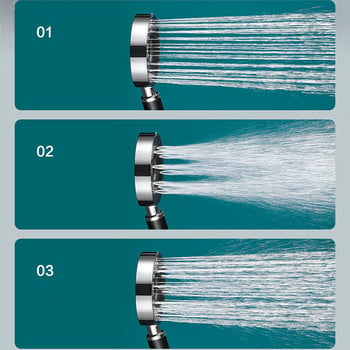 Ντους Dokour Αξεσουάρ μπάνιου Βρύση υψηλής πίεσης Τουαλέτα Turbo Shower Moder Εξοικονόμηση νερού 3 τρόποι για μπάνιο Υδρομασάζ