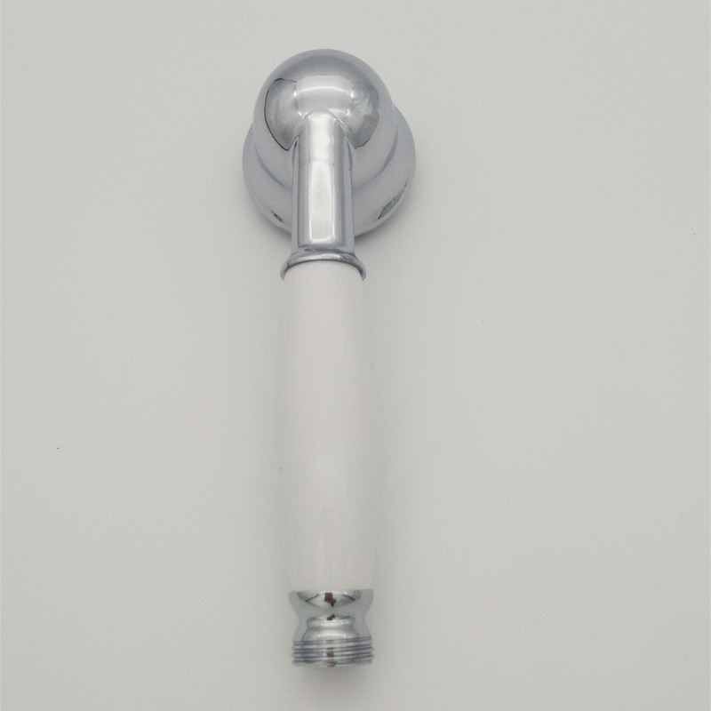 Zloog Viktorijos laikų dušo galvutė Metalinė chromo poliruota telefono stiliaus vonios kambario dušas maišytuvui