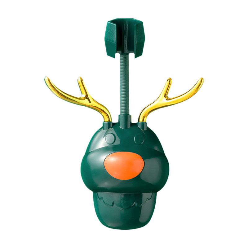 Στήριγμα ντουζιέρας για επιτοίχια βάση σε σχήμα Elk με 2 γάντζο αποθήκευσης Χαριτωμένα αξεσουάρ μπάνιου αδιάβροχο