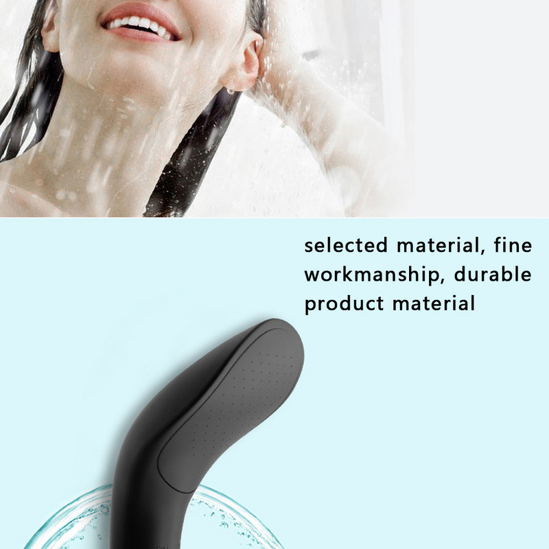 οικιακή κεφαλή ντους χειρός Φίλτρο εξοικονόμησης νερού Ψεκαστήρας μπάνιου υπό πίεση κεφαλή ντους ξενοδοχείου μαύρη Για αξεσουάρ μπάνιου