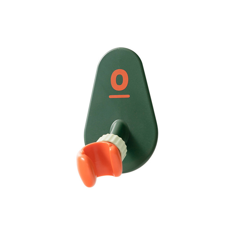 1 τεμ. 360° Στήριγμα για κεφαλές ντους Ρυθμιζόμενο αυτοκόλλητο στήριγμα ντους σε σχήμα γροθιάς Βάση τοίχου SPA Μπάνιο γενικής χρήσης ABS