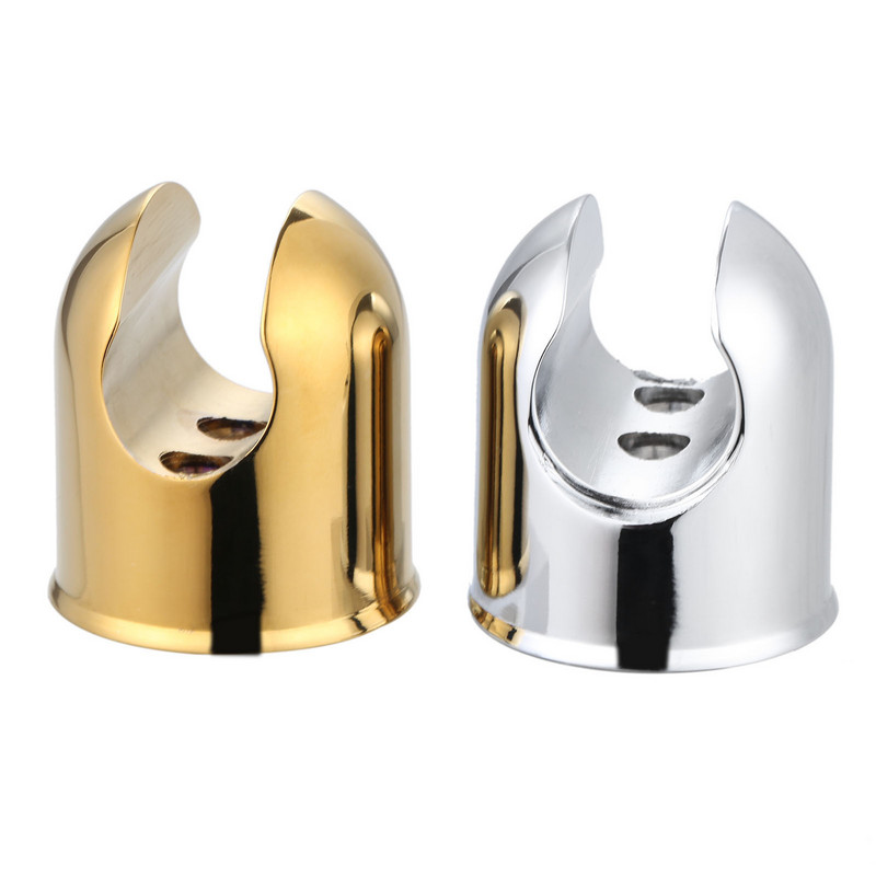 Βάση ντουζιέρας 1 τεμ. Βάση κεφαλής ντουζιέρας Βάση ακροφυσίου από κράμα ψευδαργύρου Γυαλισμένο χρώμιο/χρυσό βρύση μπάνιου Σταθερή θήκη με βίδες