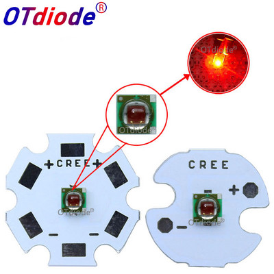 10PCS Оригинални 1W - 3W Cree XPE XP-E червен цвят 3535 620-630nm 2.1-2.5V 350-1000MA Led мъниста Plant Grow Led Emitter Lamp Light