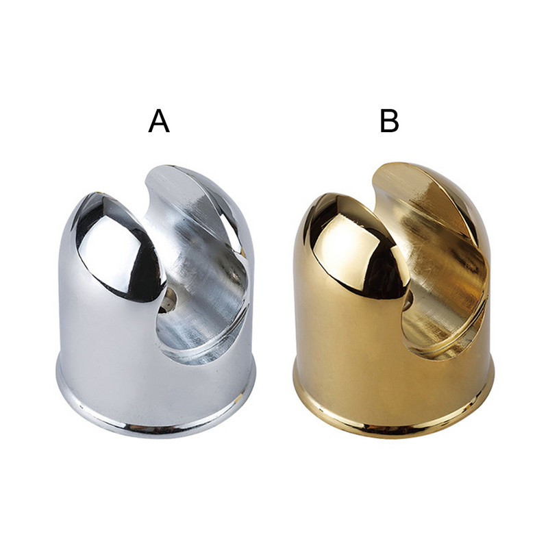 Στήριγμα ντους Βάση βάσης ψεκαστήρα Ακροφύσιο κράμα ψευδαργύρου συμπαγές μέγεθος Οικιακά αξεσουάρ Προμήθειες μπάνιου Ασημί