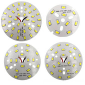 5W 9W 12W 18W 24W 5730 0.3A 6mm 10mm furat átmérő 56mm 78mm 85mm 100mm külső átmérőjű melegsárga fehér SMD LED-es alap izzólámpa gyöngysugárzó