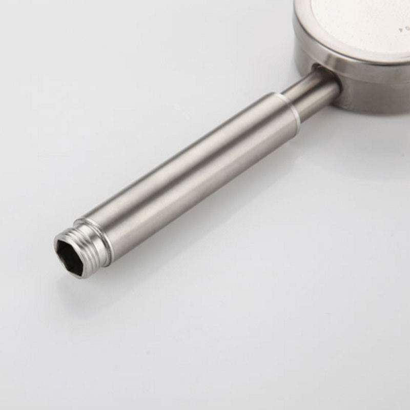 304 Space Aliuminio dušo galvutė Vonios slėgis Didelis vandens taupymas Techninė izoliacija Purškiamas lietaus purkštukas Filtro priedai