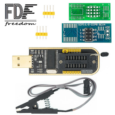 Smart Electronics CH340 CH340G CH341 CH341A 24 25 Series EEPROM Flash BIOS USB НОВ Програматор със софтуер и драйвер