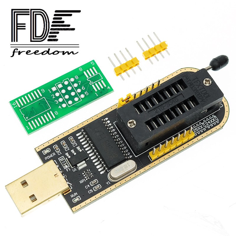 Smart Electronics CH340 CH340G CH341 CH341A 24 25 serijos EEPROM Flash BIOS USB NAUJAS programuotojas su programine įranga ir tvarkykle