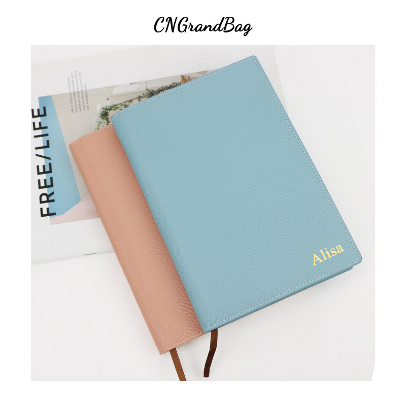 Δωρεάν Προσαρμοσμένα γράμματα Saffiano PU Δερμάτινο Α5 Σημειωματάριο με μοτίβο κροκόδειλου Εξώφυλλο ημερολογίου Α5 Ατζέντα Ημερολόγιο Προμήθειες γραφείου Δώρο