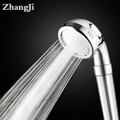 Zhangji 3 funkciós krómozott zuhanyfej pamutszűrővel a fogantyúban, nagynyomású víztakarékos elektromos zuhanyokhoz