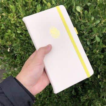 Φύλλα τροπικών φυτών Dot Grid Notebook Dotted Journal 180GSM Bamboo Paper 128 Pages Μέγεθος τσέπης