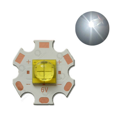 XLamp XHP70 6V 12V LED hideg fehér 6500K meleg fehér 3000k kék 460nm 20mm DTP réz PCB-vel zseblámpa zseblámpa fényforráshoz